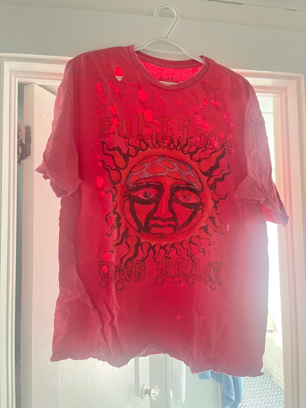 Sublime Red Short Sleeve Graphic Tee